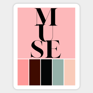 MUSE Color Palette Vibes! Sticker